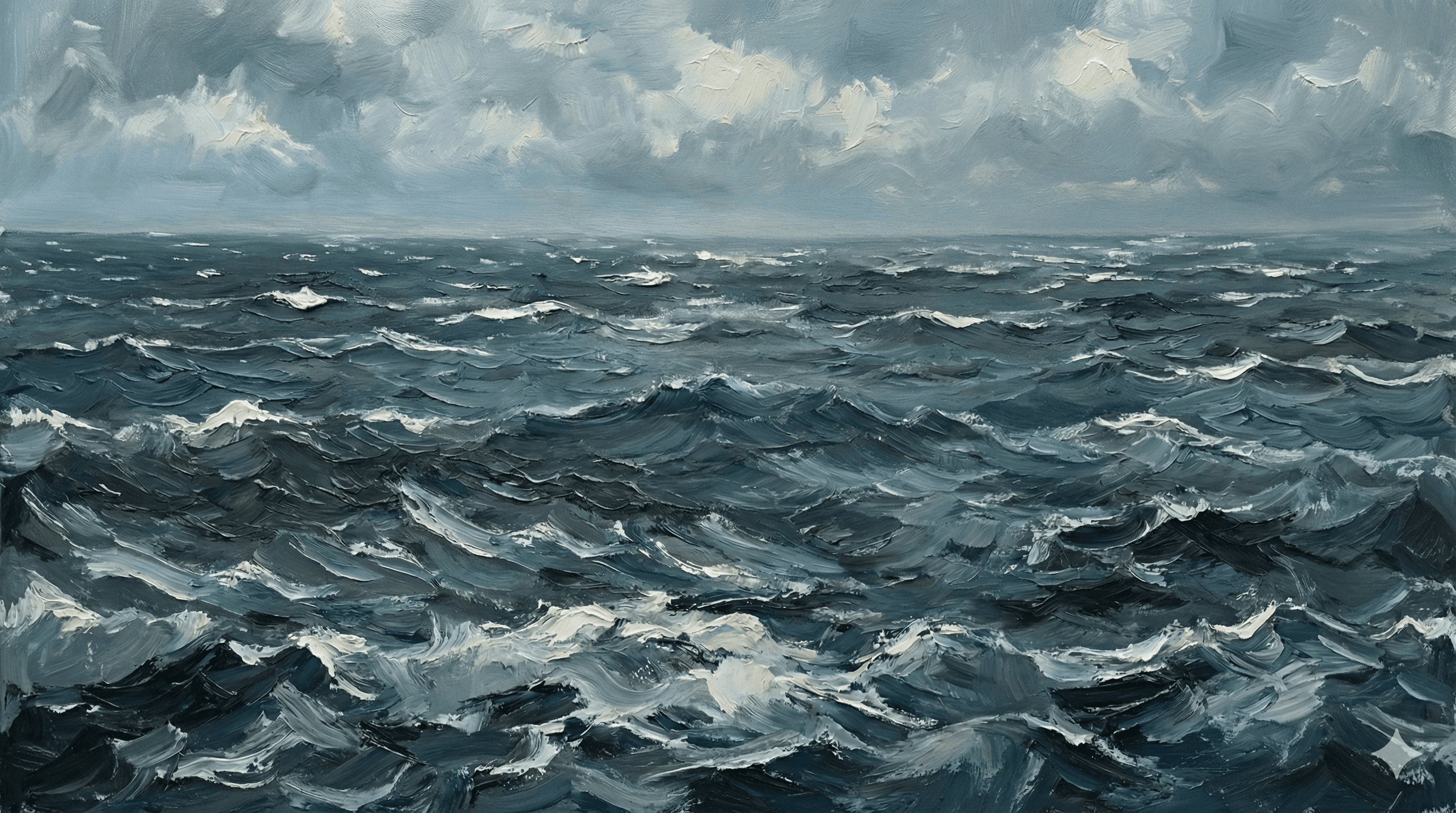 Ocean painting background